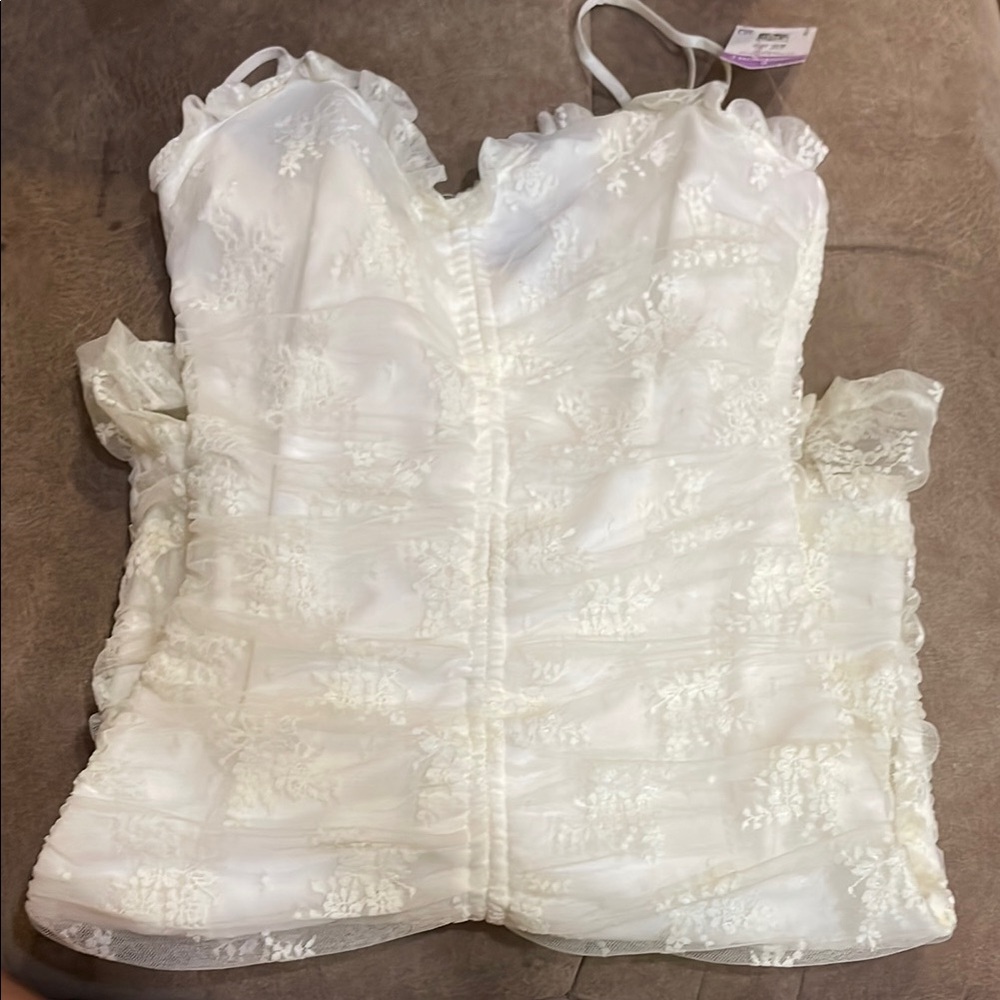 Windsor Cream Lace Corset